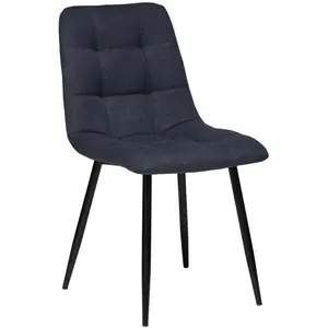 Comparateur de prix : Chaise tissu Sirac gris foncé - Atmosphera - Contemporain - Design