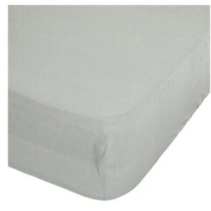 Comparateur de prix : Atmosphera - Drap Housse bonnet 30 cm 100% Lin 160x200 cm - Vert Céladon