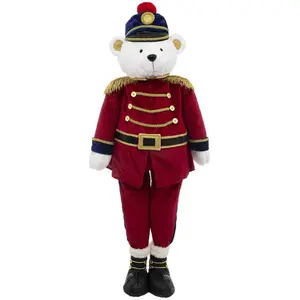 Comparateur de prix : Feeric Light & Christmas Déco de Noël Casse-Noisette télescopique en habit rouge H maxi 105 cm