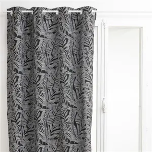 ATMOSPHERA Rideau tissage jacquard Folha pas cher