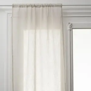 Comparateur de prix : Atmosphera Créateur d'intérieur - Paire de Voilages Fred 60x90cm Lin