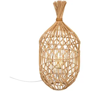 Atmosphera Créateur d'intérieur - Lampe sur Pied Design Milou 55cm Beige pas cher