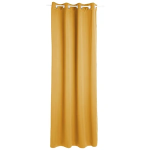 Rideaux occultants ocre 135x240cm Atmosphera - Ocre pas cher