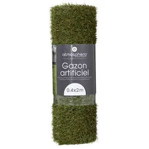 Comparateur de prix : Atmosphera Créateur d'intérieur - Rouleau de Gazon Artificiel Grass 40x200cm Vert