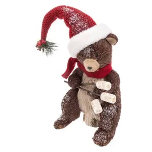 ATMOSPHERA Créateur d'intérieur - Couronne de Noël Poinsettia Soir 50cm Rouge pas cher