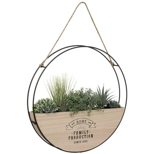 ATMOSPHERA Décoration Murale à Suspendre "Plante" 44cm Naturel Marron