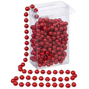 Feeric Light & Christmas Guirlande de Noël Perle Rouge 10 mm x 5 mVendu parcarrefour