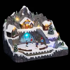 Comparateur de prix : Village de noël étang gelé - FEERIC CHRISTMAS TU