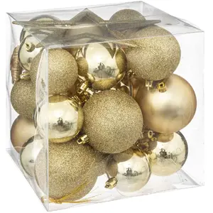 Comparateur de prix : FÉÉRIC LIGHTS AND CHRISTMAS Coffrets Décoration sapin de Noël 35 pièces