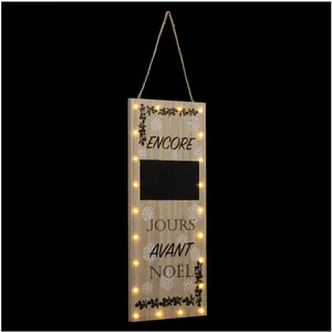 Pancarte Noël 22 lampes H50cm - FEERIC CHRISTMAS pas cher