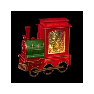 Fééric Lights and Christmas - Décoration Lumineuse Led Train 22cm Rouge pas cher