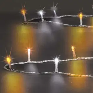 ATMOSPHERA Guirlande de noël extérieur 100 LED 8F Blanc froid chaud - FEERIC CHRISTMASVendu parcarrefour