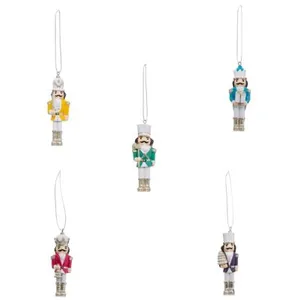 Comparateur de prix : Feeric lights & Christmas Assortiment 5 figurines Casse noisette Arty à suspendre au sapin