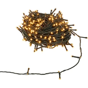 Guirlande Lumineuse Extérieur 30 mètres 300 LED Jaune Ambre 8 jeux de ... pas cher