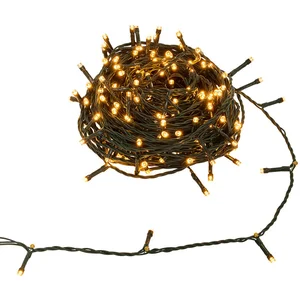 Guirlande Lumineuse Extérieur 20 mètres 200 LED Jaune Ambre 8 jeux de ... pas cher
