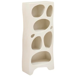 Comparateur de prix : Etagère 6 niveaux chesni ivoire 80,5x36,2cm GENERIQUE