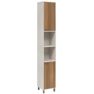 Colonne 2 portes côme 194 cm effet travertin 5five pas cher