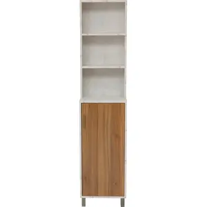 Colonne 1 porte côme 168 cm effet travertin 5five pas cher