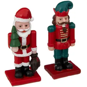 Comparateur de prix : FEERIC LIGHTS & CHRISTMAS Accessoire pour village de noël Set 2 Figurines Casse-Noisette