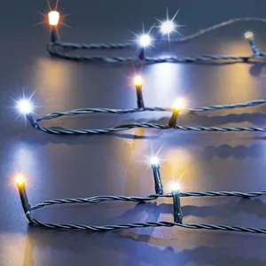 Comparateur de prix : Guirlande Lumineuse Extérieur 24 m 240 LED Blanc 8 jeux de lumière