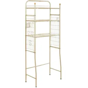 Meuble de buanderie linea en acier beige 68x36x163 cm LINEA pas cher