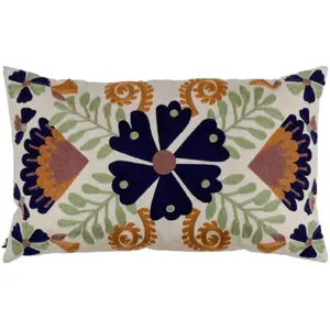3S. x Home Coussin Hary 50x30cm - multicolore pas cher