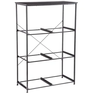 Comparateur de prix : FIVE - Etagère en métal Mix n' modul - H. 104,5 - Noir - Mix n' modul