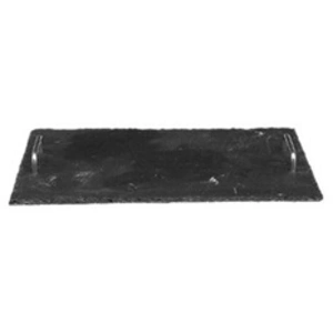 Comparateur de prix : Merkloos / Sans marque Secret de Gourmet - Plateau de Présentation Ardoise 40cm Gris