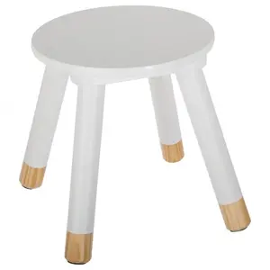 Atmosphera Créateur D'intérieur - Tabouret enfant Douceur blanc