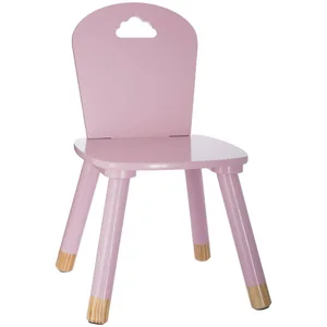 Chaise enfant rose collection douceur Atmosphera - Rose pas cher