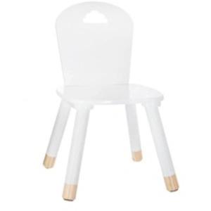 Comparateur de prix : ATMOSPHERA CREATEUR D'INTERIEUR Chaise enfant DOUCEUR - Blanc - Bois massif - Salle à manger