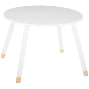 Comparateur de prix : Table enfant Douceur blanc D60cm - Atmosphera créateur d'intérieur