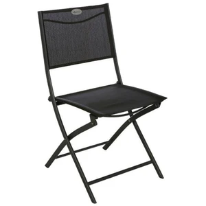 Chaise de jardin pliante - HESPERIDE - Modula - Métal - Gris anthracit...