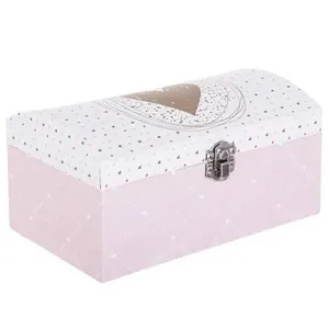 Boîte enfant Demoiselle rose 20x12cm - Atmosphera créateur d'intérieur