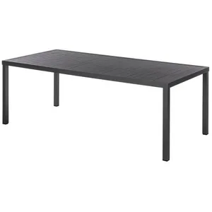 Comparateur de prix : Hesperide Table de jardin rectangulaire Piazza Graphite - Graphite - Hespéride