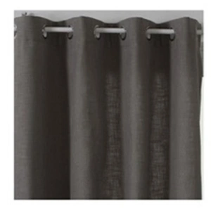 Rideau Clem gris 140x260cm Atmosphera Créateur D'intérieur pas cher