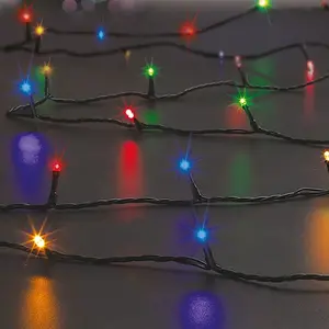 Comparateur de prix : Féeric lights & Christmas Guirlande solaire multicolore 200 LED 20 mètres ext/int