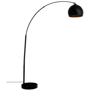 Comparateur de prix : Lampadaire Vintage Time - Atmosphera - Arqué - Métal - Noir - H. 175 cm