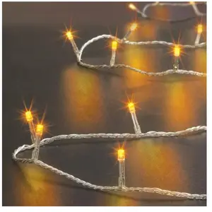 LA BOUTIQUE DE NOEL Guirlande Lumineuse Extérieur 10 mètres 100 LED Blanc chaud 8 jeux de lumièreVendu pardarty