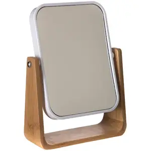 Comparateur de prix : 5five Simply Smart - Miroir 16x22cm bambou naturéo blanc - 5five