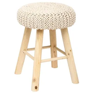 Comparateur de prix : Atmosphera Créateur D'intérieur - Tabouret Suzette tricot beige