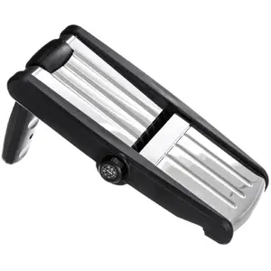 5Five Mandoline Avec Poignée Ajustable "3 Lames" 24cm Noir pas cher