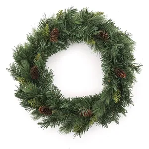Comparateur de prix : Féeric lights & Christmas Couronne de Noël artificielle avec Pommes de Pin D 40 cm