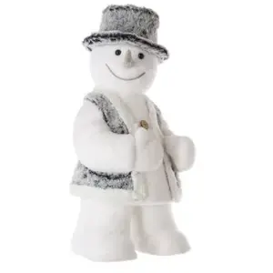 Anders Fééric Lights and Christmas - Bonhomme de Neige Déco Hors Piste 49cm Blanc pas cher