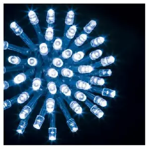 AC-DECO Guirlande extérieure 100 LED Bleu - FEERIC CHRISTMAS pas cher