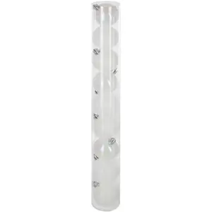 Comparateur de prix : FEERIC CHRISTMAS OSE - Boules de sapin de Noël or, argent, rouge ou blanc - X9 - - Blanc