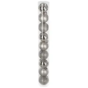 Comparateur de prix : OSE - Boules de sapin de Noël or, argent, rouge ou blanc - X9 - - Argent