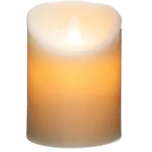 Bougie LED - ATMOSPHERA - 300g - Blanc - 3 dimensions - Utilisation intérieure pas cher