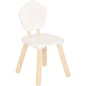 Comparateur de prix : 3S. x Home Chaises de table enfant Douceur blanc