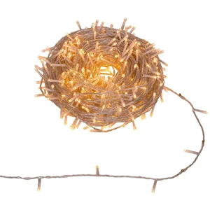 Guirlande Lumineuse Extérieur 30 mètres 300 LED Jaune Ambre 8 jeux de ... pas cher